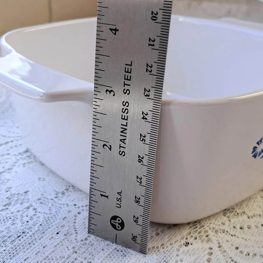 Vtg 1979 Corning Ware Blue Cornflower Casserole Baking Dish 1.5 QT A-1 1/2-B